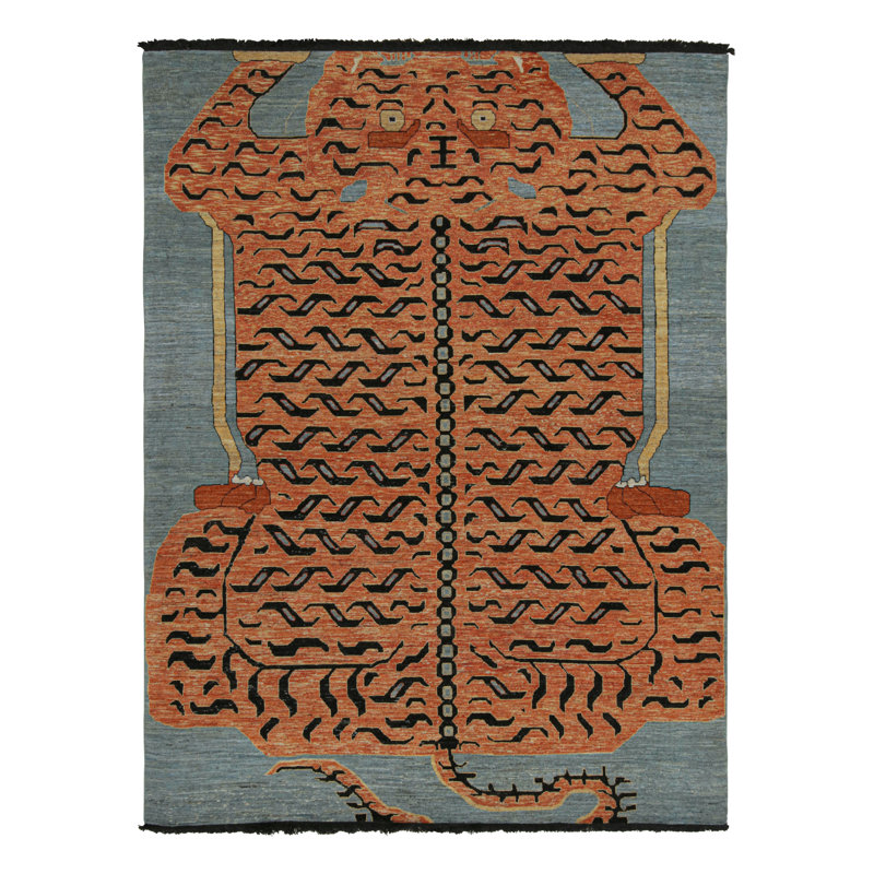 Wool Area Rug, Rectangle 9'3" x 12'7"