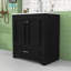 Bathroom Vanity with Sink, Storage Drawer and 2 Soft Closing Doors-197506551