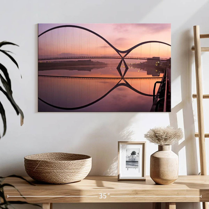 Lilie Infinity Bridge Reflection, 8" H x 12" W