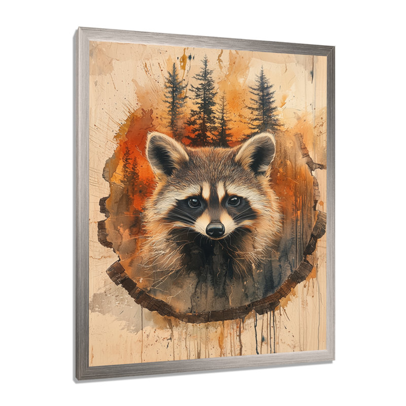 Ghobad - animaux, reproduction d'art sur toile, H 20 po x l 12 po, Reproduction encadrée d'une seule photo, Argent argent