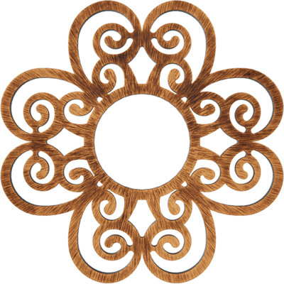 Médaillon de plafond architectural en PVC de 32 po x P 11 po x P 1 po Cohen