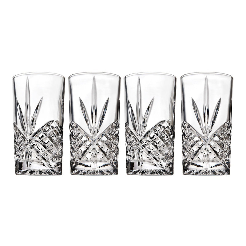 Dublin Crystal Highball Glass 12oz, Clear
