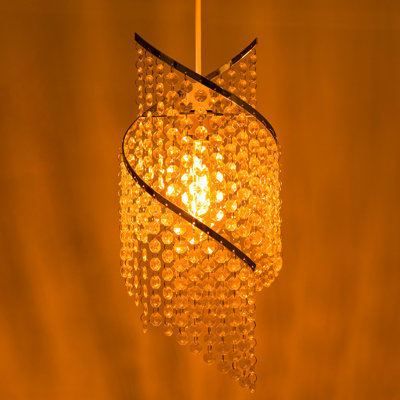Goddard 1 - Light Chrome Crystal Pendant