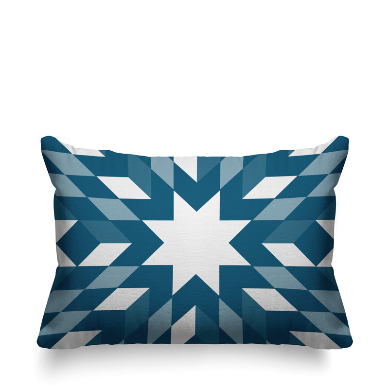Coussin intérieur / extérieur Lynn Country, Turquoise