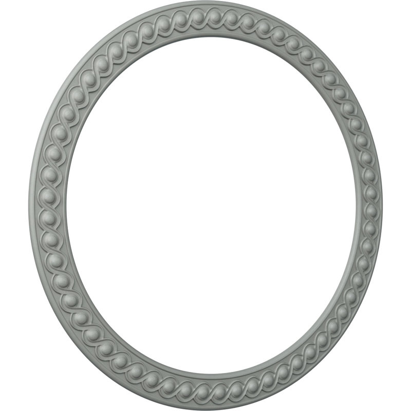 Ensemble d'anneaux de plafond Hillsborough, H 28,75 po x l 28,75 po x P 0,75 po, Paquet de 4 (forme un cercle complet)