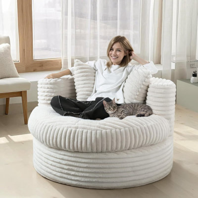 Round Chaise Lounge Sofa , Lounge Chair