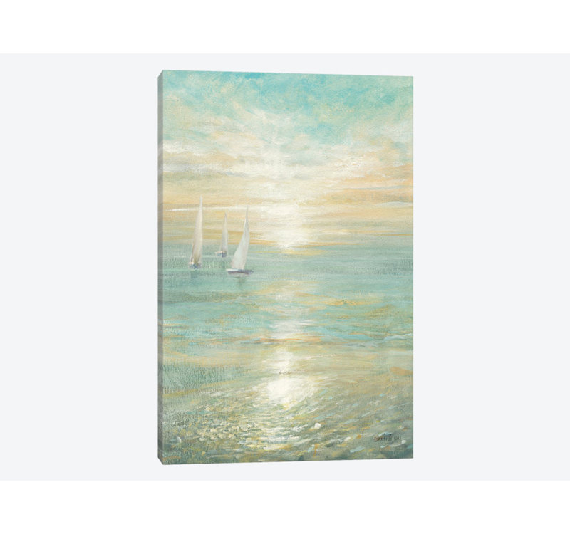 « Sunrise » par Danhui Nai - reproduction, H 18 po x l 12 po x 1,5 po, Toile tendue, Pas de tapis