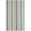 Long Slade Indigo Handwoven Cotton Rug-1550822326