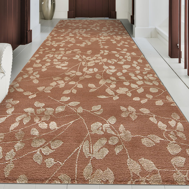 Floral Area Rug, Runner 3' x 10'