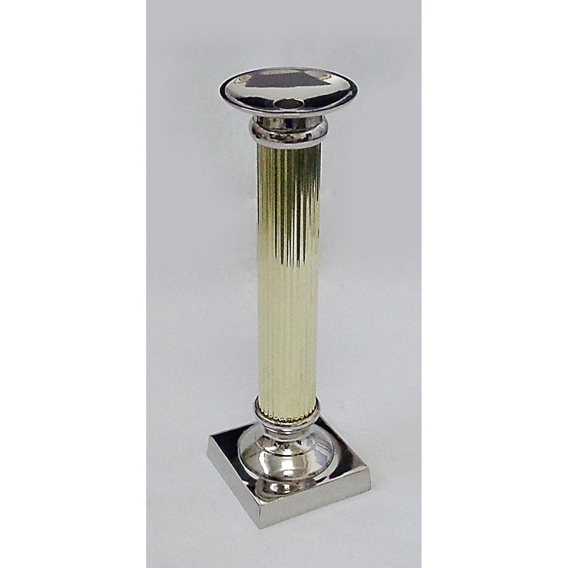 14'' H Stainless Steel Tabletop Candlestick