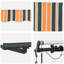 Ebern Designs Polyester Cover Retractable Patio Awning-946425494-946425489