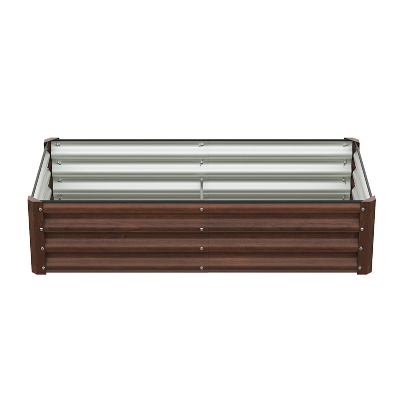 Metal Raised Garden Bed, 28" H x 120" W x 60" D