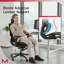 Chaise de bureau ergonomique en filet avec soutien lombaire ultra large et accoudoirs réglables à 360 ° pour un confort toute la journée