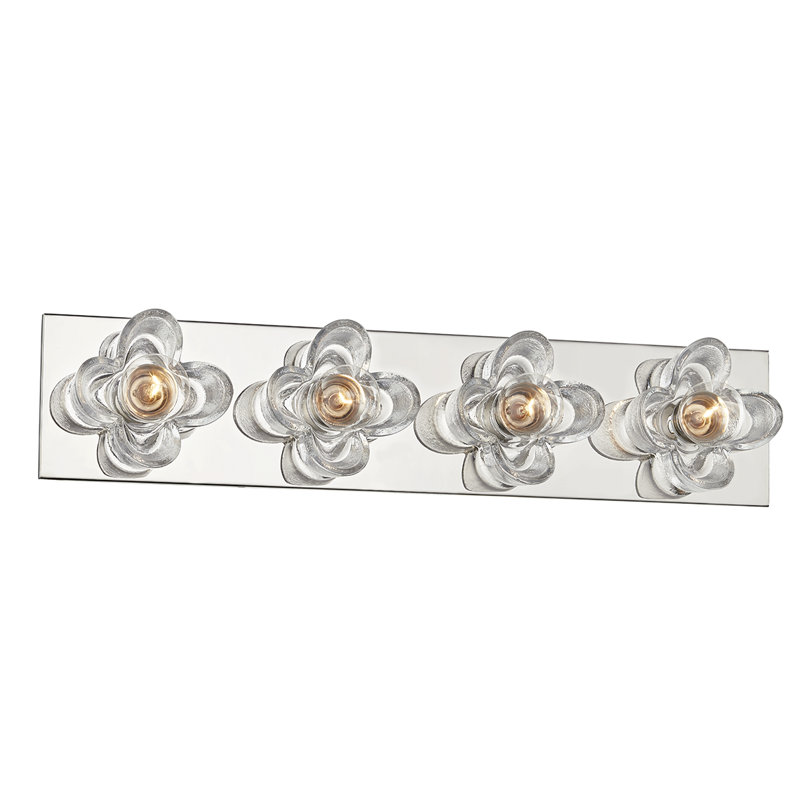 Shea 4 Light Bath and Vanity, Polished Nickel