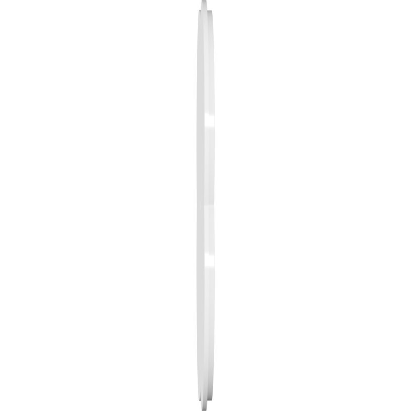 Médaillon de plafond contemporain en PVC de qualité architecturale à motif de losanges l 22 po x H 14 5/8 po x 1 po x P 7 3/4 po x P 1 po