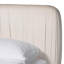 Lit plateforme en velours plissé Kyrelle Baxton Studio Emsley