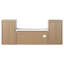 Banc de rangement étroit pour chaussures avec siège à coussin-10132242