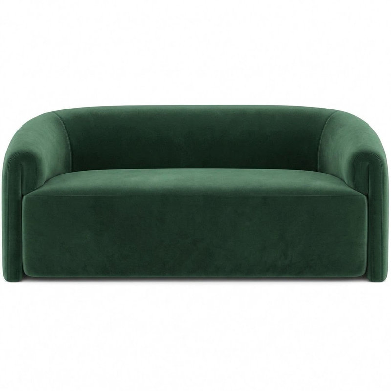 Solid Velvet | Velluto Fabric, Hunter