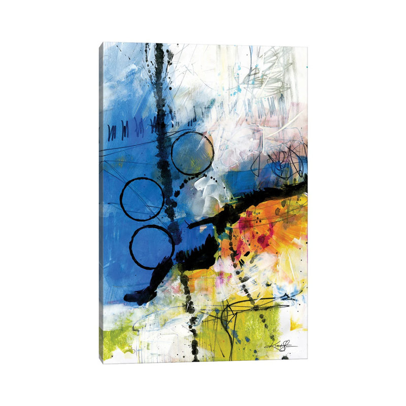 Abstract Composition VII by Kathy Morton Stanion - Wrapped Canvas Print, 30.48cm H x 30.48cm W