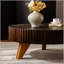 Table basse ronde de 35,4 pouces, parfaite pour la décoration et le divertissement, durable et élégante-586127186