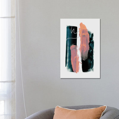Abstract Brush Strokes III-X by Mareike Böhmer - Wrapped Canvas Painting