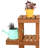 Turnbridge 7-Tier Brown Meranti Wood Outdoor Plant Stand
