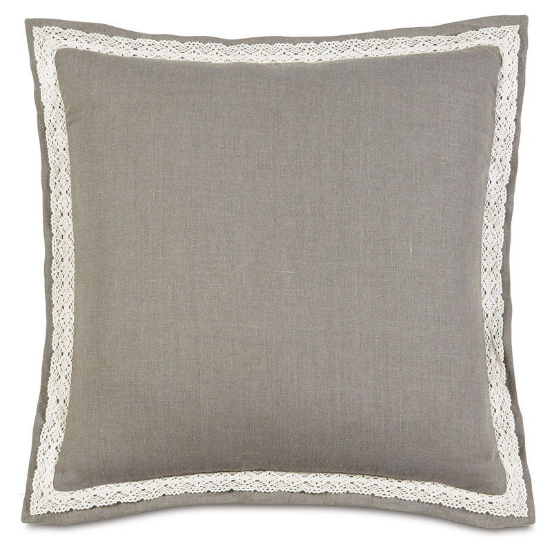 Sabelle Gold/Off-White Linen Farmhouse / Country Duvet Cover Set, King Duvet Cover + 6 Additional Pieces