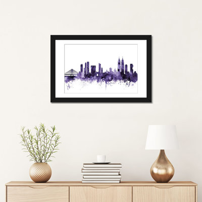 « mumbai (bombay), india horizon » par michael tompsett, reproduction d’impression sur toile tendue