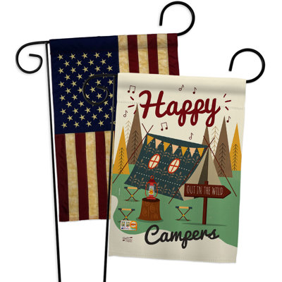 Double Sided 18.5 in. H x 13 in. W Polyester Garden flag
