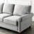 Grey Fabric With Storage And Strong Metal Frame High Foam In