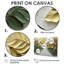 Art mural sur toile Clote Golden Plams Midnight Collage III - Palmiers et palmiers-1032813881-1032813883-1032813882