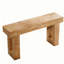 Console en bois, table d'appoint, table de salon rectangulaire derrière le canapé-1234744297
