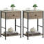 Qualana Iron Bedside Table-368552976