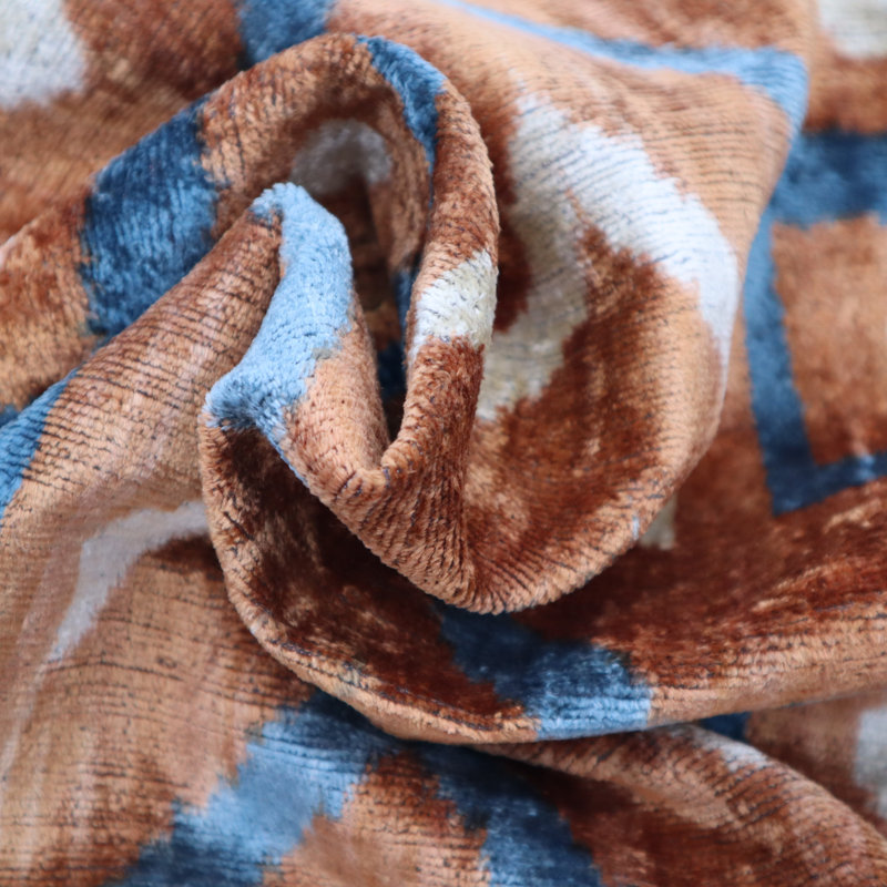 Housse de coussin décorative faite à la main de luxe et insert en plumes de canard de qualité supérieure