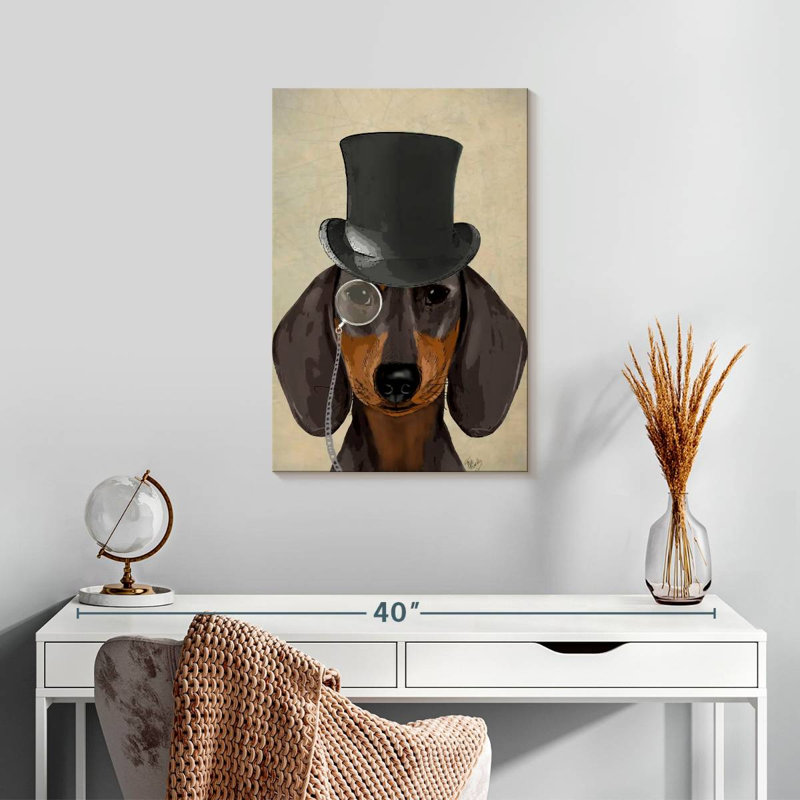 Chien et teckel Ketti, H 24 po x l 16 po
