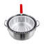 Pot de fleurs en aluminium 10,5-qt chard