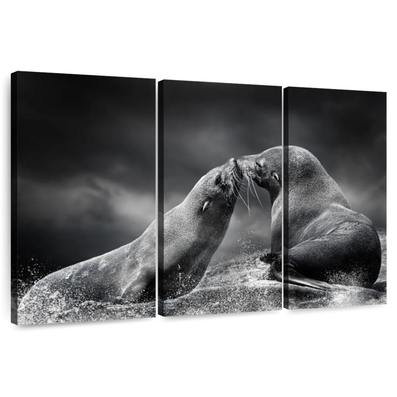Brampt Seal Love, 32" H x 50" W