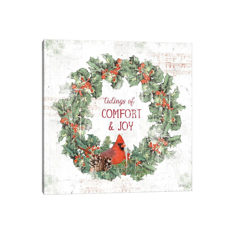 Wooded Holiday IV by Katie Pertiet - Wrapped Canvas Print, 66.04 cm H x 66.04 cm W x 3.175 cm D