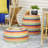  Baudette Handwoven Resin Barrel Side Table-95773137