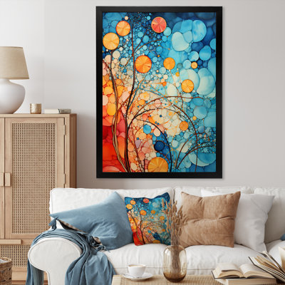 Mosaïque abstraite sur toile