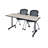 Kobe T-Base Training Seminar Table, 2 Cadence Nesting Chairs-72463817-33122245