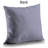 Gray curious rabbit - Gray Bedroom poly twill throw pillow – Poly Twill Throw Pillow with Insert, Double-Sided Print
