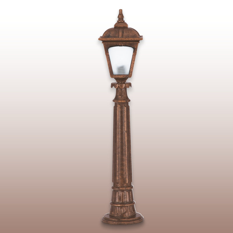 Lampe sur pied d'extérieur de style lanterne vintage de 39,4 po de hauteur