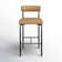 Dahlia Upholstered Counter Stool with Metal Frame