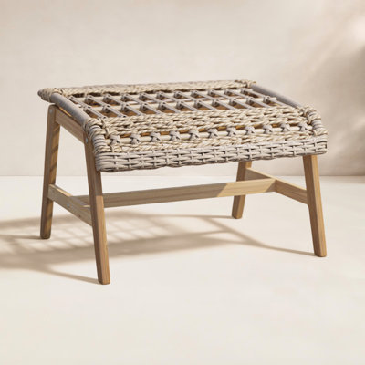 Anyston Teak Patio Footstool