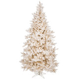7.5' H Lighted Artificial Fir Christmas Tree