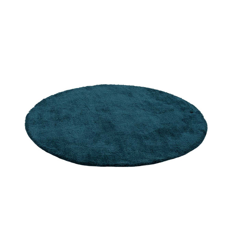 Cozy Solid Colour Hand Woven Area Rug, Round 140cm