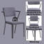 Fauteuil de bureau et tissu Cargo-900581965