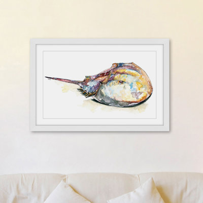 « cheval crab » par rachel byler, reproduction d’art sur papier encadrée