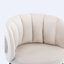 Fauteuil demi-tonneau en velours 22,04 po Taniece-14179203